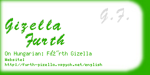 gizella furth business card